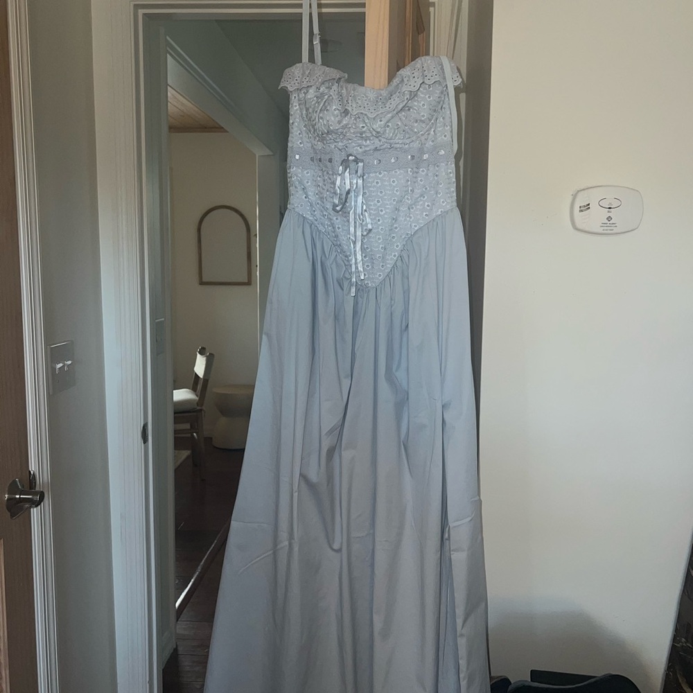 House of CB Light Blue Midi Dress